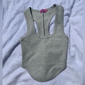 Edikted Olive Green Tank Top
